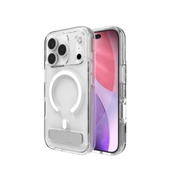 ZAGG Crystal Palace Snap KS - etui z podstawką do iPhone 17 Pro kompatybilne z MagSafe (clear)