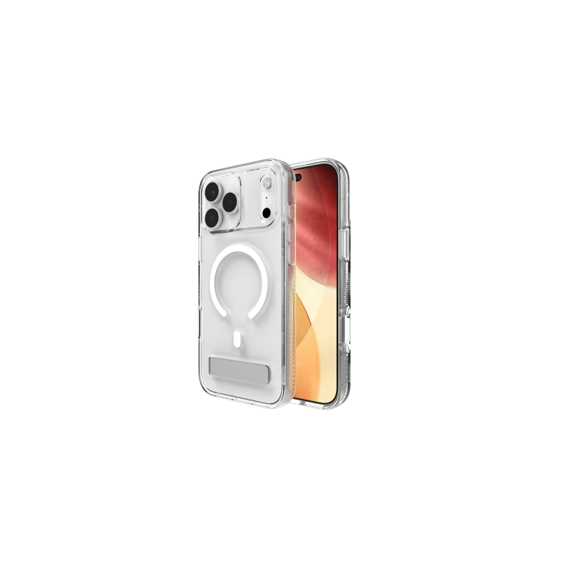 ZAGG Crystal Palace Snap KS - etui z podstawką do iPhone 17 Pro Max kompatybilne z MagSafe (clear)