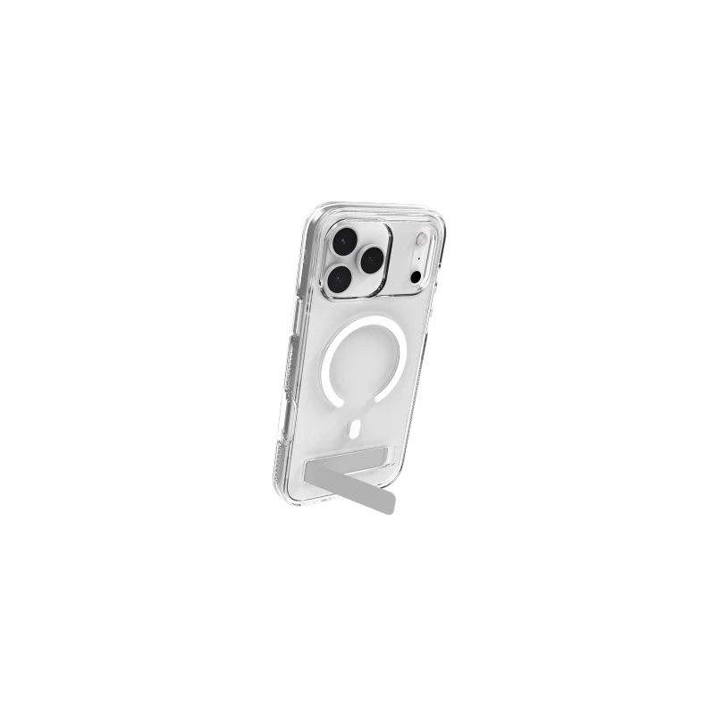 ZAGG Crystal Palace Snap KS - etui z podstawką do iPhone 17 Pro Max kompatybilne z MagSafe (clear)