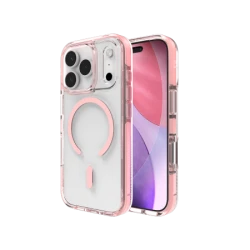 ZAGG Santa Cruz Snap - etui do iPhone 17 Pro kompatybilne z MagSafe (pink sorbet)