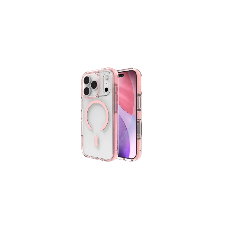 ZAGG Santa Cruz Snap - etui do iPhone 17 Pro kompatybilne z MagSafe (pink sorbet)