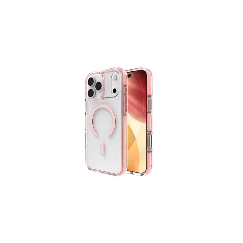 ZAGG Santa Cruz Snap - etui do iPhone 17 Pro Max kompatybilne z MagSafe (pink sorbet)