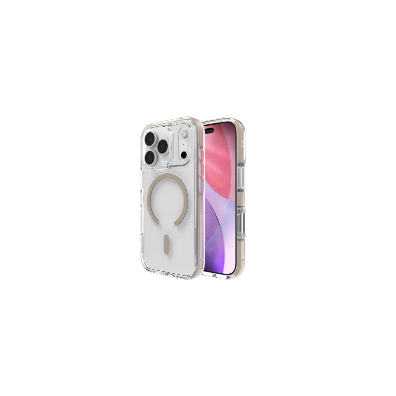 ZAGG Santa Cruz Snap - etui do iPhone 17 Pro kompatybilne z MagSafe (titanium)