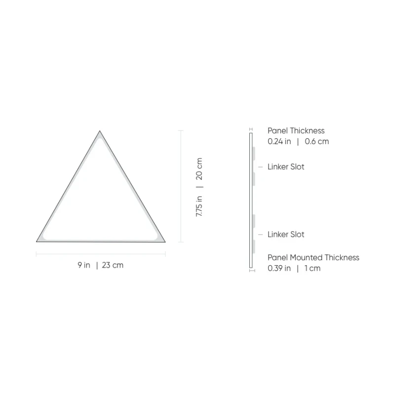Nanoleaf Shapes Triangles Starter Kit - panele świetlne (9 paneli świetlnych)