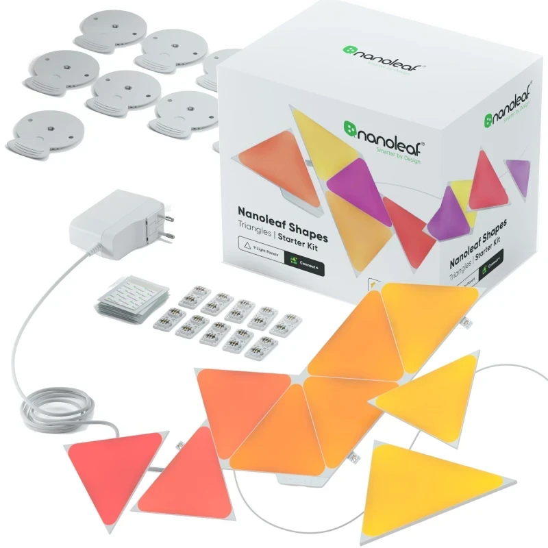 Nanoleaf Shapes Triangles Starter Kit - panele świetlne (9 paneli świetlnych)