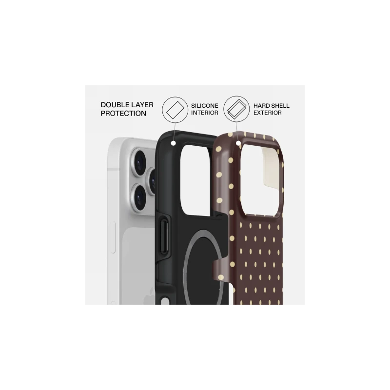 Burga Tough Magsafe - etui ochronne do iPhone 17 Pro kompatybilne z MagSafe (sorry busy)