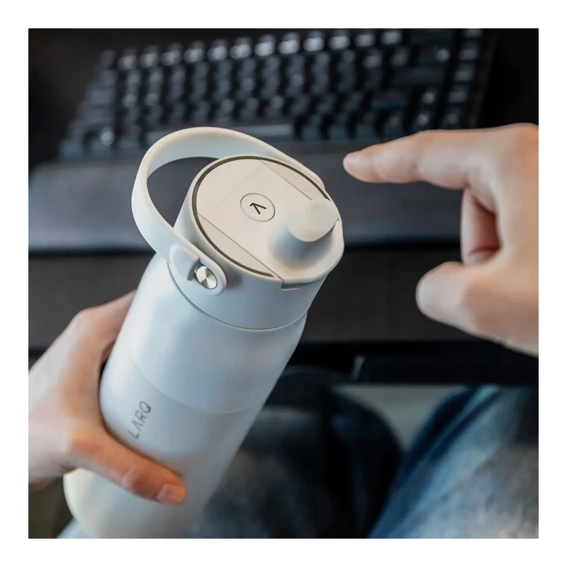 LARQ Bottle PureVis 2 - inteligentna, samoczyszcząca butelka filtrująca, światło UV-C 1L (eucalyptus green)