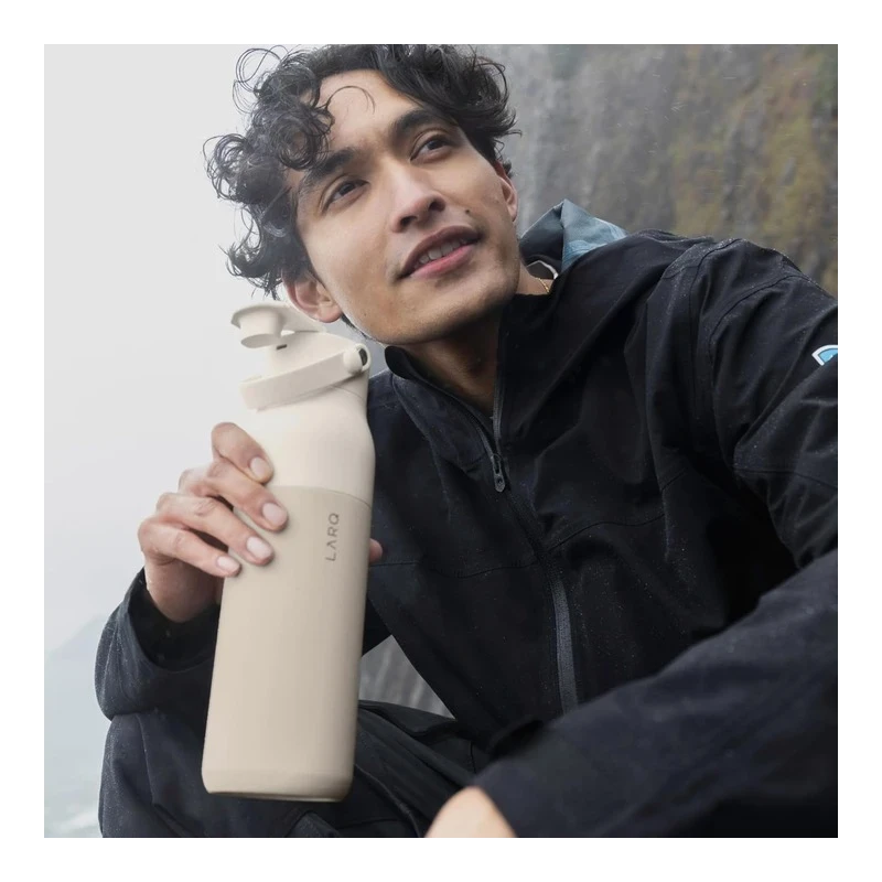 LARQ Bottle PureVis 2 - inteligentna, samoczyszcząca butelka filtrująca, światło UV-C 1L (obsidian black)