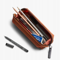 Bellroy Pencil Case stylowy i trwału elegancki piórnik ogranizer (bronze)