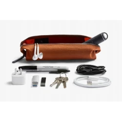 Bellroy Pencil Case stylowy i trwału elegancki piórnik ogranizer (bronze)