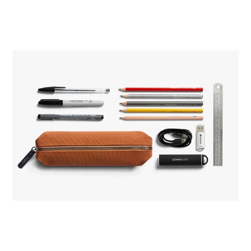 Bellroy Pencil Case - piórnik 23 cm x 7 cm x 4 cm (bronze)