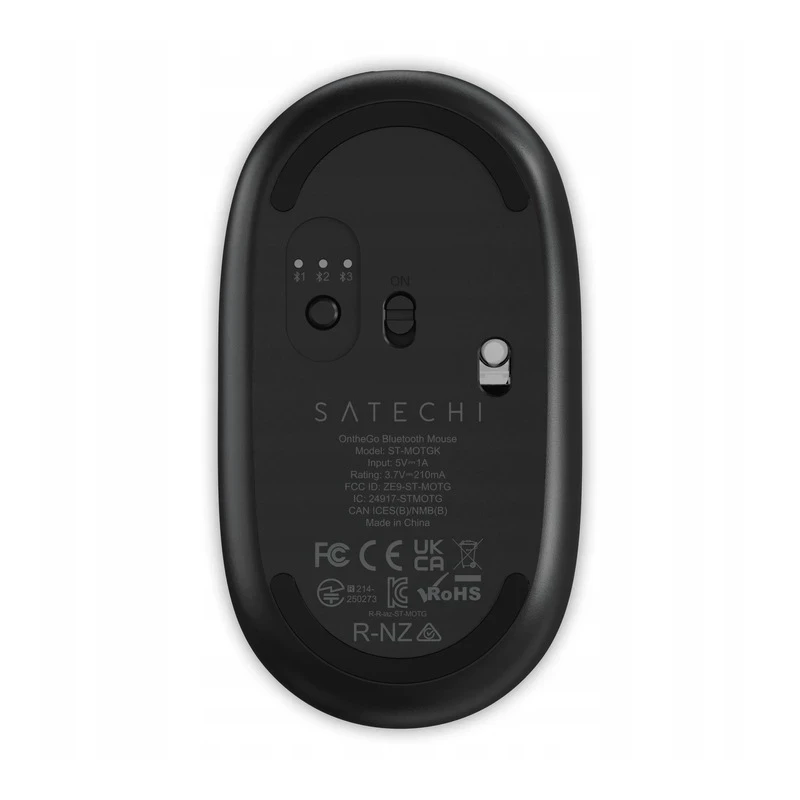Satechi OntheGo Mouse - mysz bezprzewodowa do dwóch urządzeń (black)