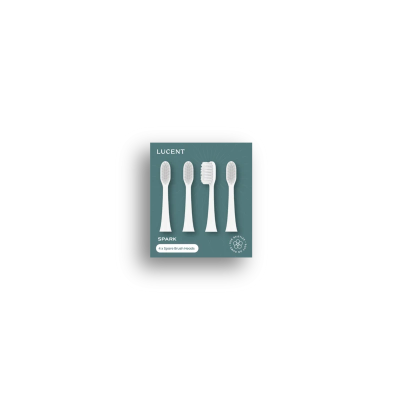 Be Lucent Spark Heads - wymienne szczotki (4 szt., white)