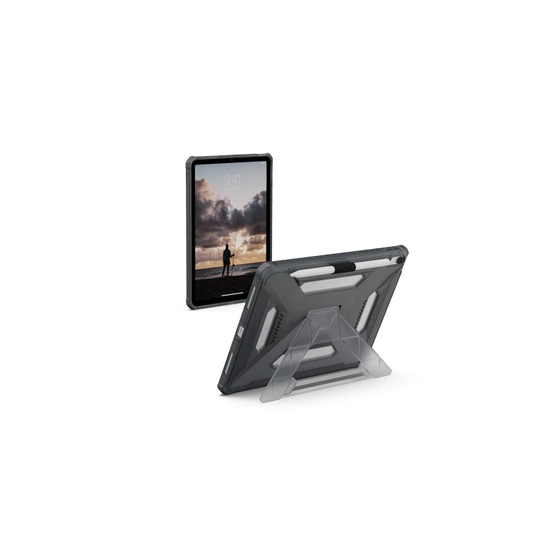 UAG Scout+ - etui z podstawką oraz uchwytem na Apple Pencil do iPad Air 11" M2 (2024) / M3 (2025) (ash)