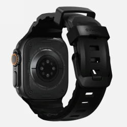 NOMAD Rocky Point Band - pasek do Apple Watch 46mm/49mm z FKM oraz tytanu (carbon black, black hardware)