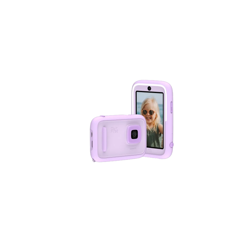 myFirst Camera 50 - aparat fotograficzny dla dzieci z technologią AI, dotykowym ekranem IPS i podwójnym obiektywem 16MP/20MP (pu