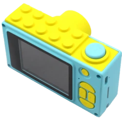 myFirst Camera 2 - wodoodporny aparat cyfrowy dla dzieci, z ekranem 2" IPS, rozdzielczość 8MP, wodoszczelność IPX8 (blue)