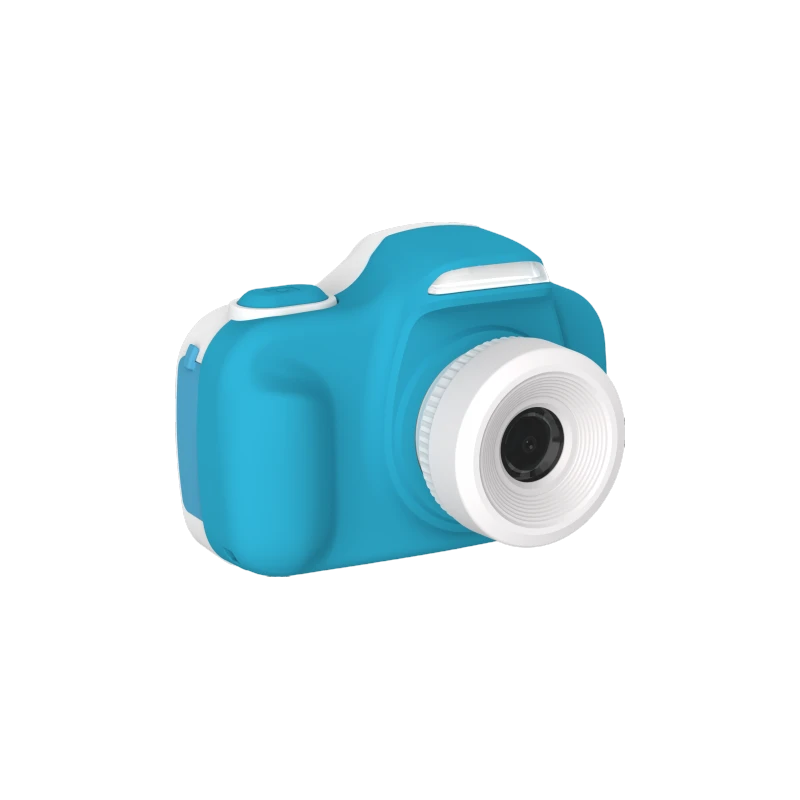myFirst Camera 3 - aparat cyfrowy dla dzieci z gumowym etui ochronnym, ekranem 2" IPS, rozdzielczości 16MP i dwoma obiektywami (