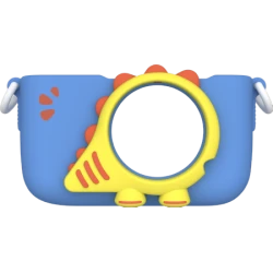 myFirst Camera 3 - aparat cyfrowy dla dzieci z gumowym etui ochronnym, ekranem 2" IPS, rozdzielczości 16MP i dwoma obiektywami (