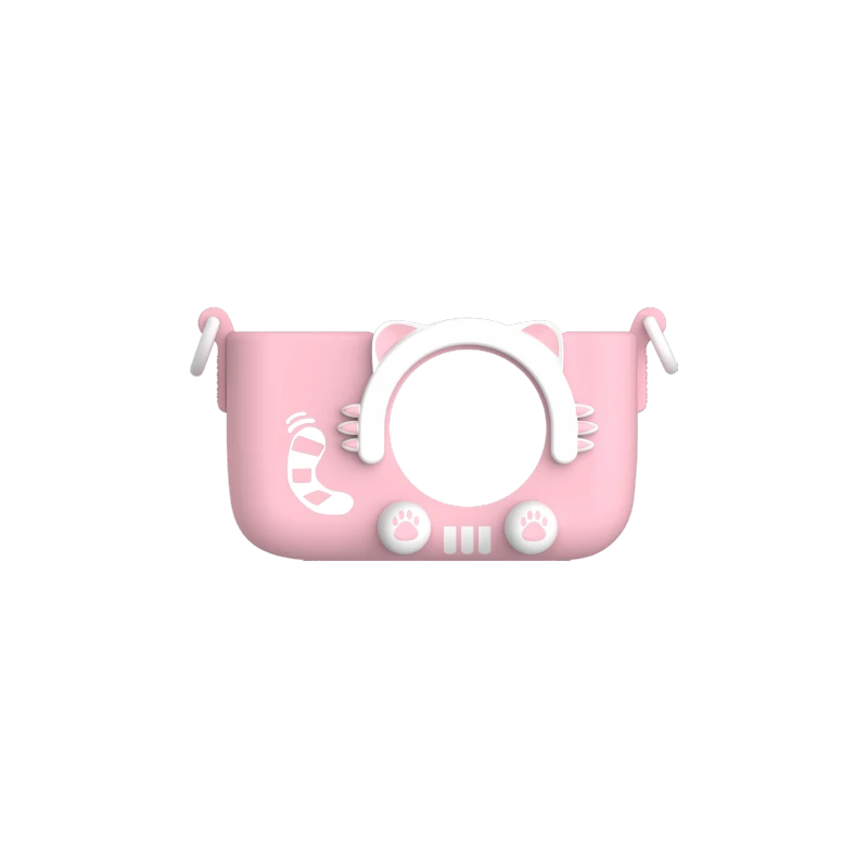 myFirst Camera 3 - aparat cyfrowy dla dzieci z gumowym etui ochronnym, ekranem 2" IPS, rozdzielczości 16MP i dwoma obiektywami (