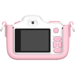 myFirst Camera 3 - aparat cyfrowy dla dzieci z gumowym etui ochronnym, ekranem 2" IPS, rozdzielczości 16MP i dwoma obiektywami (