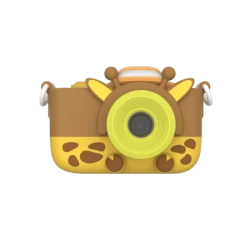 myFirst Camera 3 - aparat cyfrowy dla dzieci z gumowym etui ochronnym, ekranem 2" IPS, rozdzielczości 16MP i dwoma obiektywami (