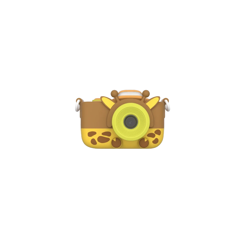 myFirst Camera 3 - aparat cyfrowy dla dzieci z gumowym etui ochronnym, ekranem 2" IPS, rozdzielczości 16MP i dwoma obiektywami (