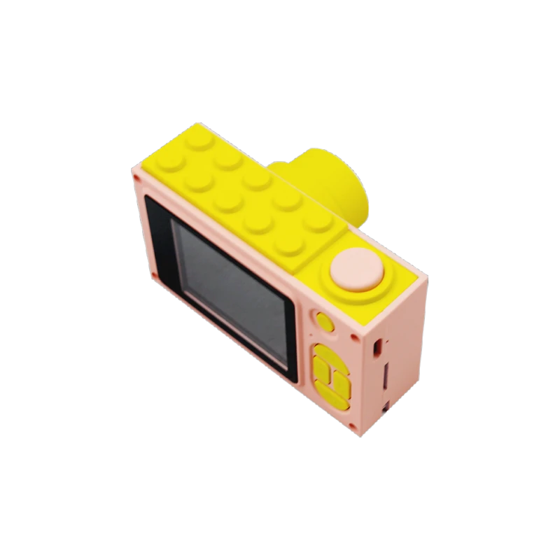 myFirst Camera 2 - wodoodporny aparat cyfrowy dla dzieci, z ekranem 2" IPS, rozdzielczość 8MP, wodoszczelność IPX8 (pink)