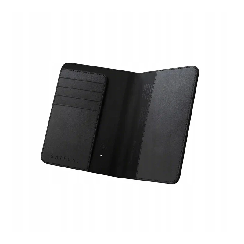 Satechi etui na paszport ze skóry wegańskiej z lokalizatorem Apple Find My (black)
