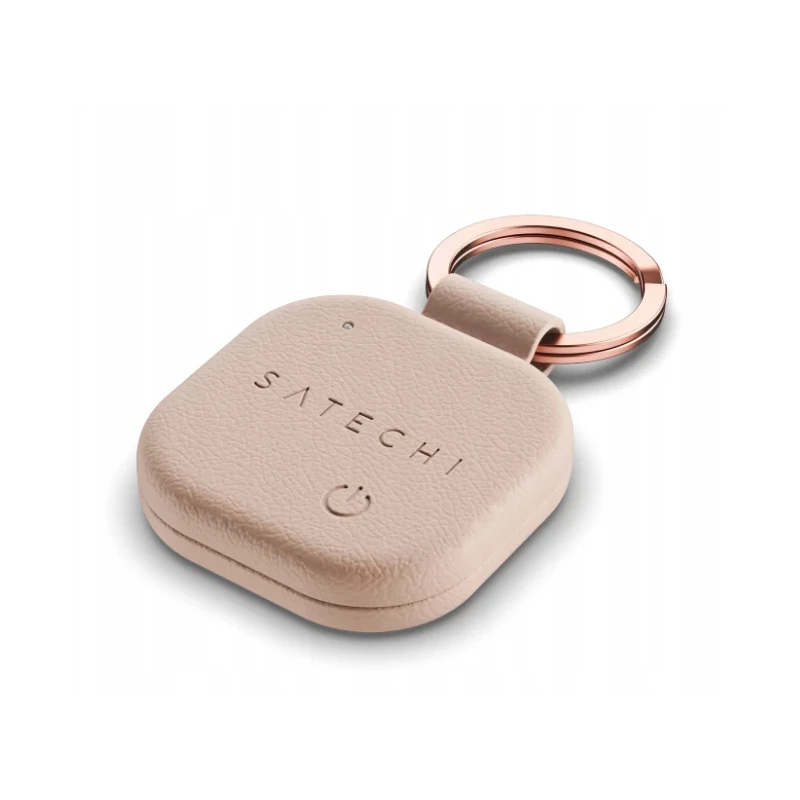Satechi FindAll brelok ze skóry wegańskiej z lokalizatorem Apple Find My (desert rose)