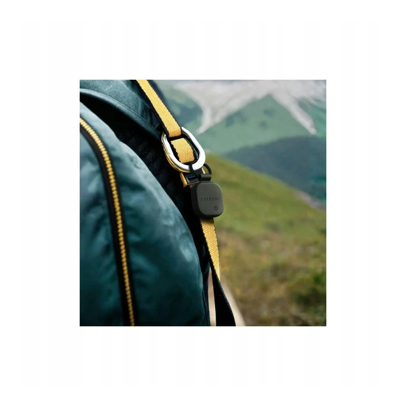 Satechi FindAll brelok ze skóry wegańskiej z lokalizatorem Apple Find My (black)