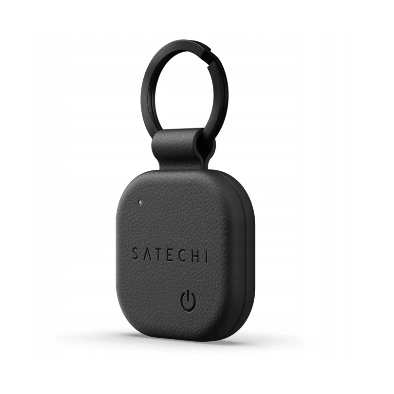 Satechi FindAll brelok ze skóry wegańskiej z lokalizatorem Apple Find My (black)