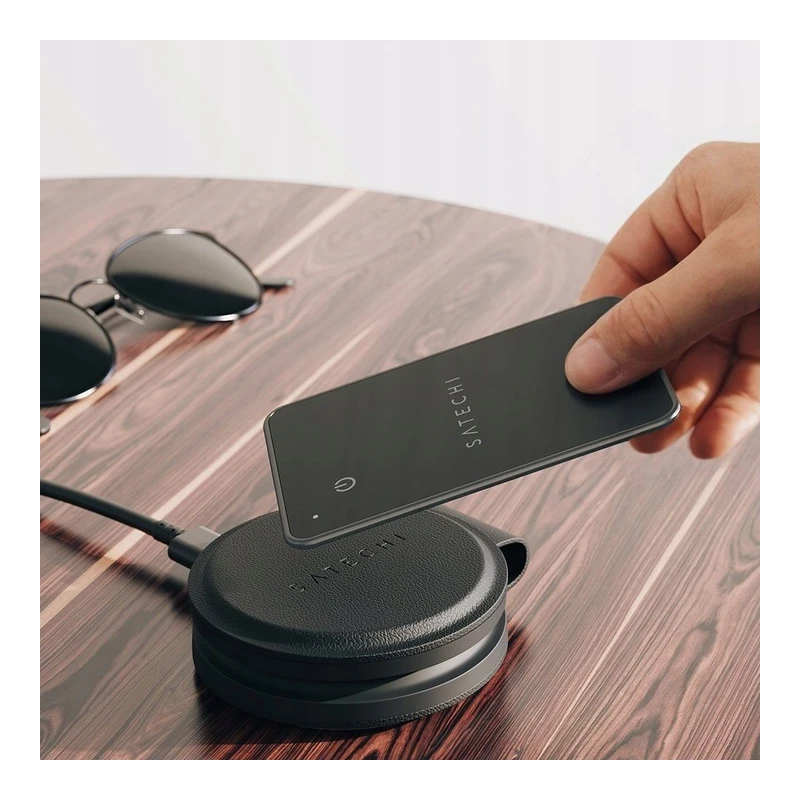 Satechi FindAll karta lokalizująca portfel z Apple Find My MagSafe IP66 (black)