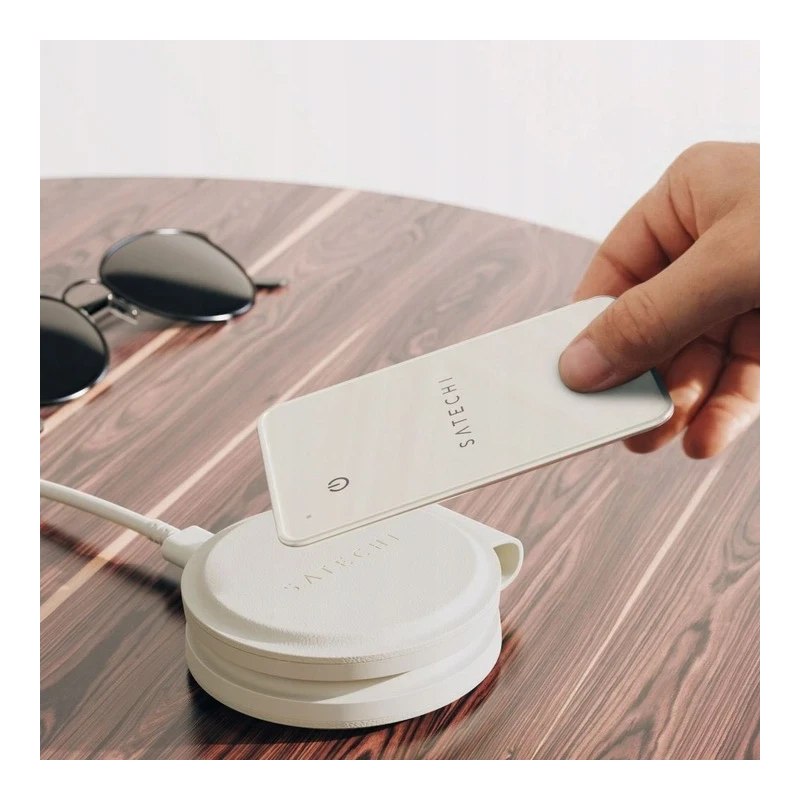 Satechi FindAll Wallet Card - karta lokalizująca portfel kompatybilna z Apple Find My (sand)