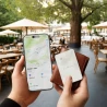 Satechi FindAll karta lokalizująca portfel z Apple Find My MagSafe IP66 (sand)