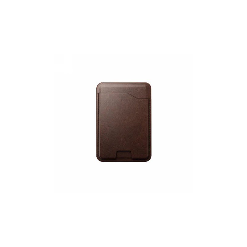 NOMAD Leather Mag Wallet - skórzany portfel kompatybilny z MagSafe oraz Apple Find My (brown)