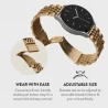 BURGA Metal Bracelet Chic Royal - uniwersalna bransoleta do zegarka 20 mm (gold)