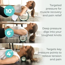 Chirp Wheel Plus 3 pk 4", 6", 10" - zestaw 3 kół do ćwiczeń, stretchingu, rehabilitacji, jogi, pilatesu 4", 6", 10" (3szt)