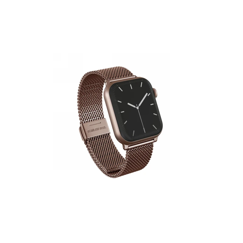 BURGA Metal Mesh Elegance - bransoleta do Apple Watch 42/44 mm (rose gold)