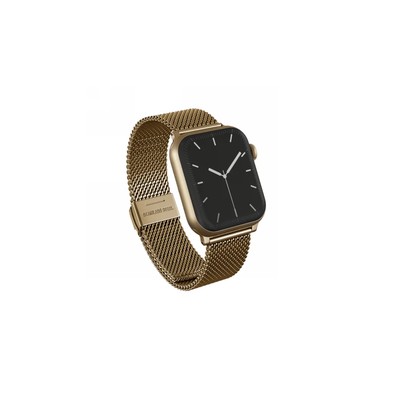 BURGA Metal Mesh Elegance - bransoleta do Apple Watch 42/44 mm (gold)