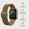 BURGA Metal Mesh Elegance - bransoleta do Apple Watch 42/44 mm (gold)
