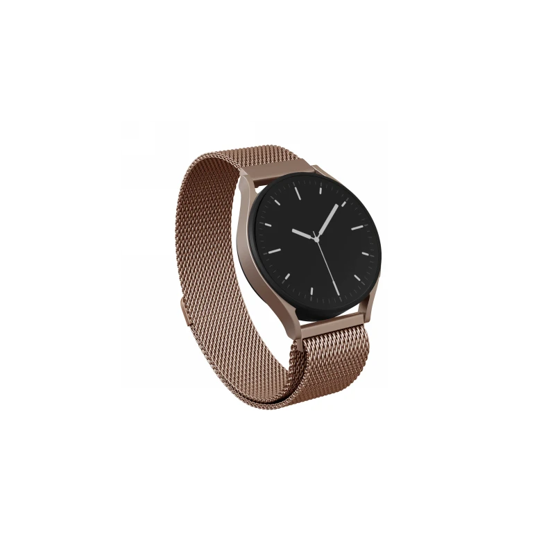 BURGA Metal Mesh Band - uniwersalna bransoleta do zegarka 22 mm (rose gold)