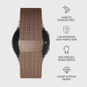 BURGA Metal Mesh Band - uniwersalna bransoleta do zegarka 20 mm (rose gold)