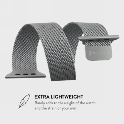 BURGA Metal Mesh Band - bransoleta do Apple Watch 38/40 mm (silver)