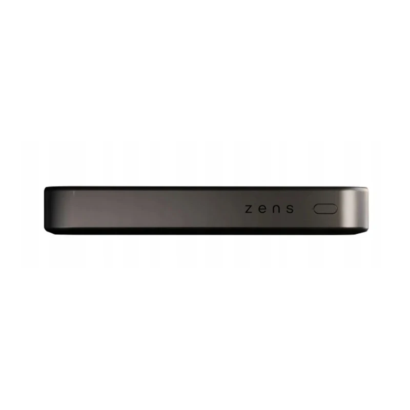 ZENS Slim Qi2 Aluminium Powerbank - magnetyczny powerbank 10000 mAh kompatybilny z MagSafe i Qi2 (black)