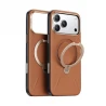 TORRAS QPro Leather - etui do iPhone 17 Pro Max kompatybilne z MagSafe (amber brown)