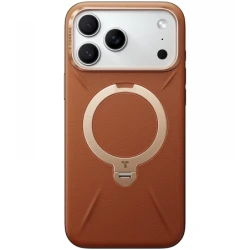 TORRAS QPro Leather - etui do iPhone 17 Pro Max kompatybilne z MagSafe (amber brown)