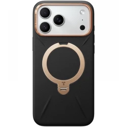 TORRAS QPro Leather - etui do iPhone 17 Pro Max kompatybilne z MagSafe (ivory black)
