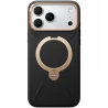 TORRAS QPro Leather - etui do iPhone 17 Pro Max kompatybilne z MagSafe (ivory black)