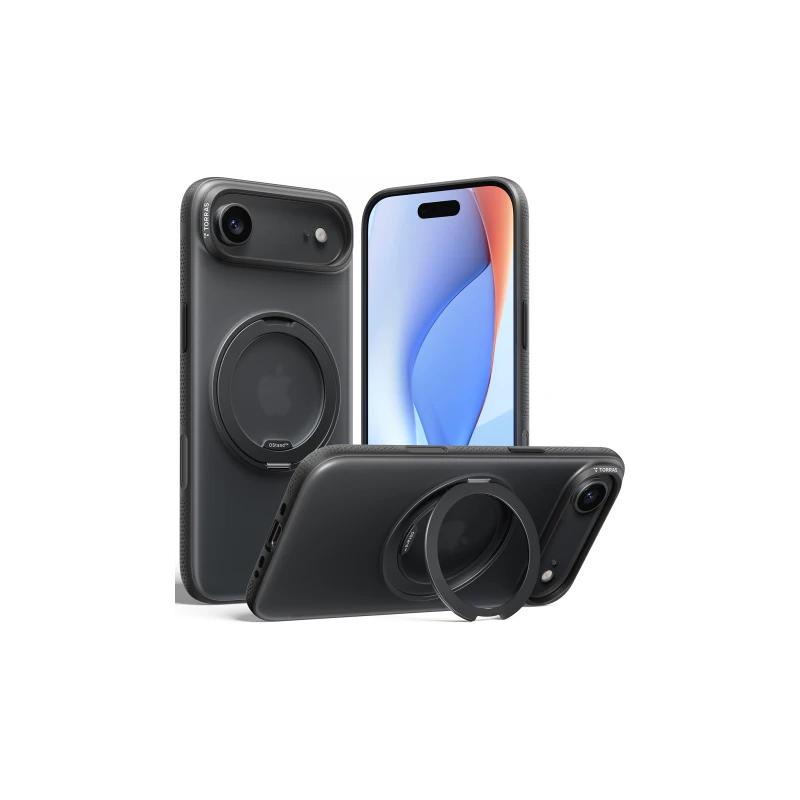 TORRAS Ostand R Fitness - etui do iPhone Air kompatybilne z MagSafe (black)